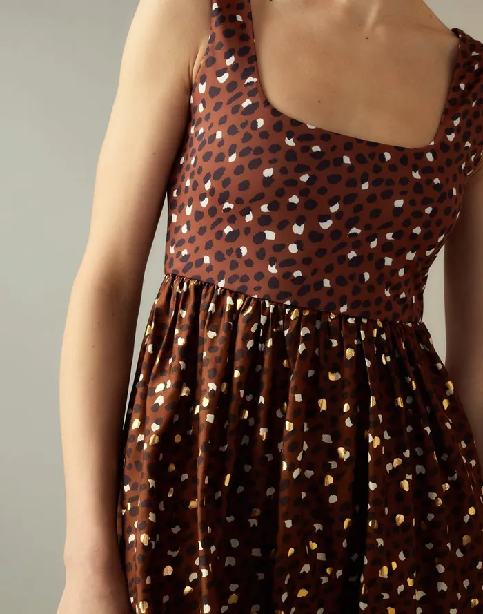 Dresses Women Cynthia Rowley Gold Foil Isla Dress