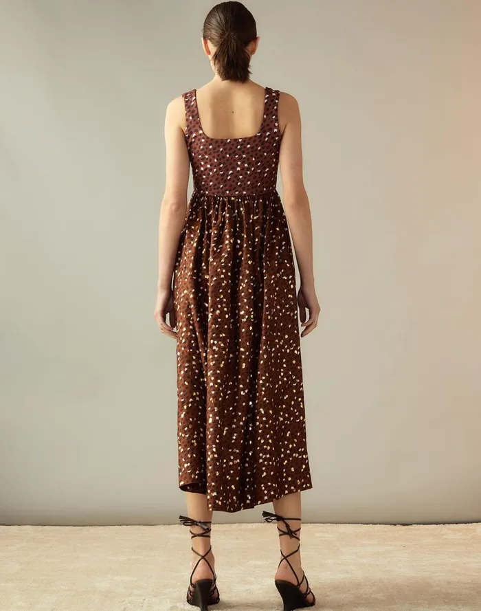 Dresses Women Cynthia Rowley Gold Foil Isla Dress