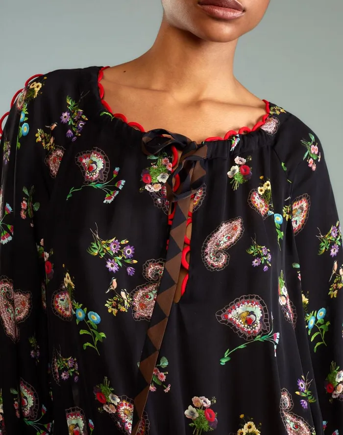 Dresses Women Cynthia Rowley Midnight Garden Mini Dress