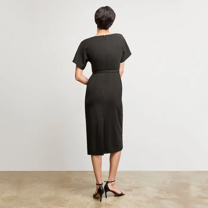 Dresses Women The Meredith Executive Dress 8211 Washable Wool Twill Black M M LaFleur
