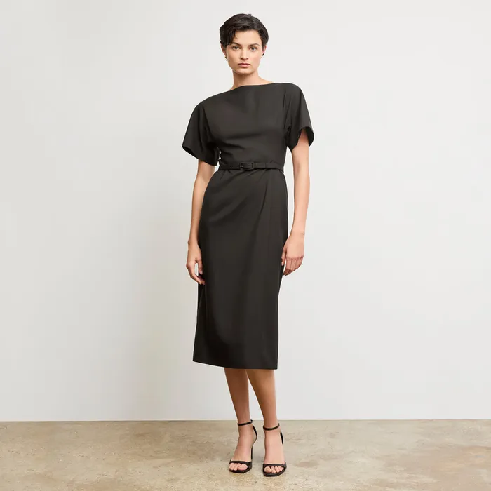 Dresses Women The Meredith Executive Dress 8211 Washable Wool Twill Black M M LaFleur