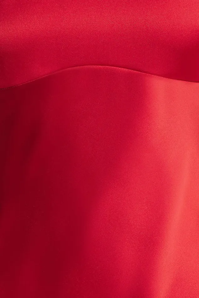 Dynamite Dresses and Jumpsuits Women Amira Satin Maxi Slip Dress Red