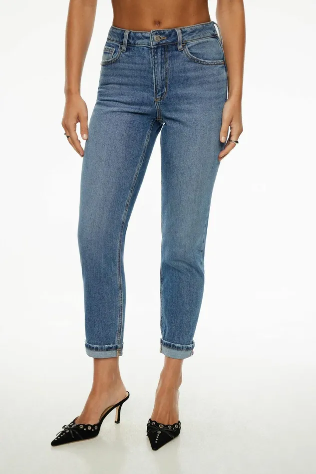 Dynamite Jeans and Denim Women Claudia Mom Jeans Blue