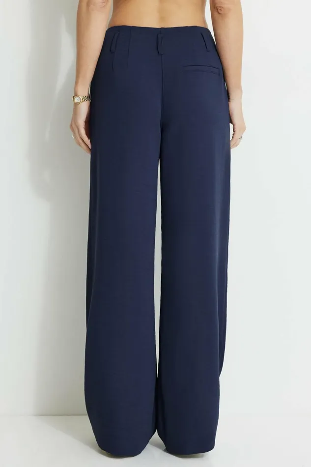Dynamite Pants Women Jourdan Mid Rise Pants Blue