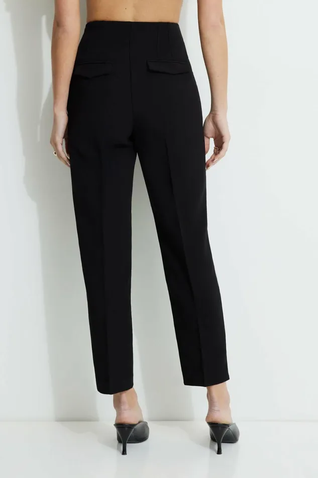 Dynamite Pants Women Kendall Slim Side Zip Pants Black