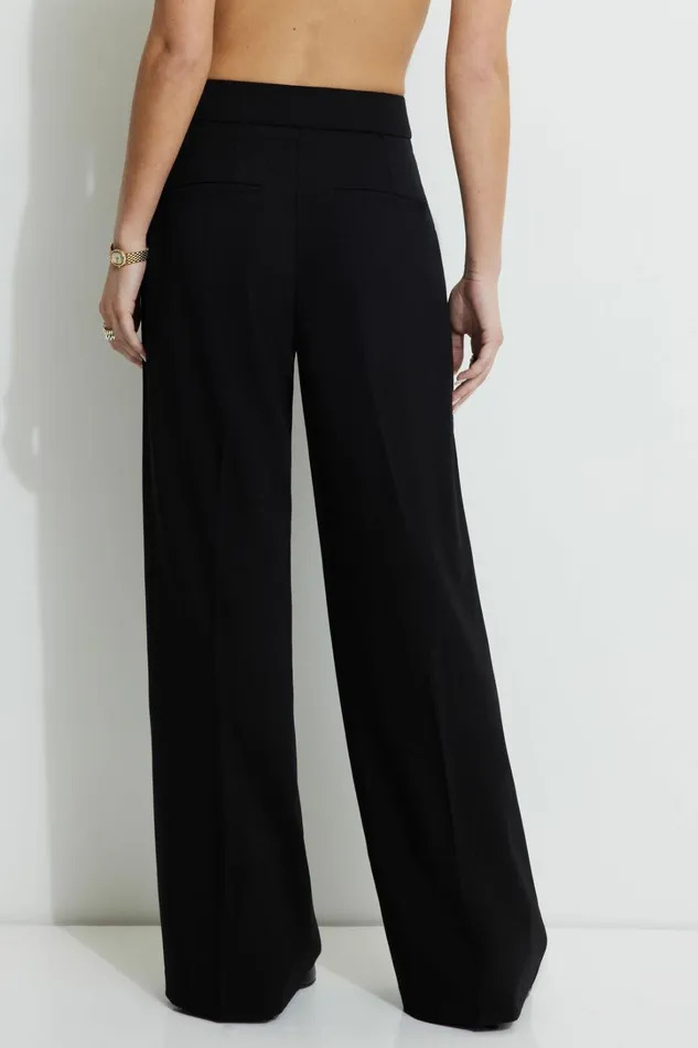 Dynamite Pants Women Yasmin Straight Leg Pants Black