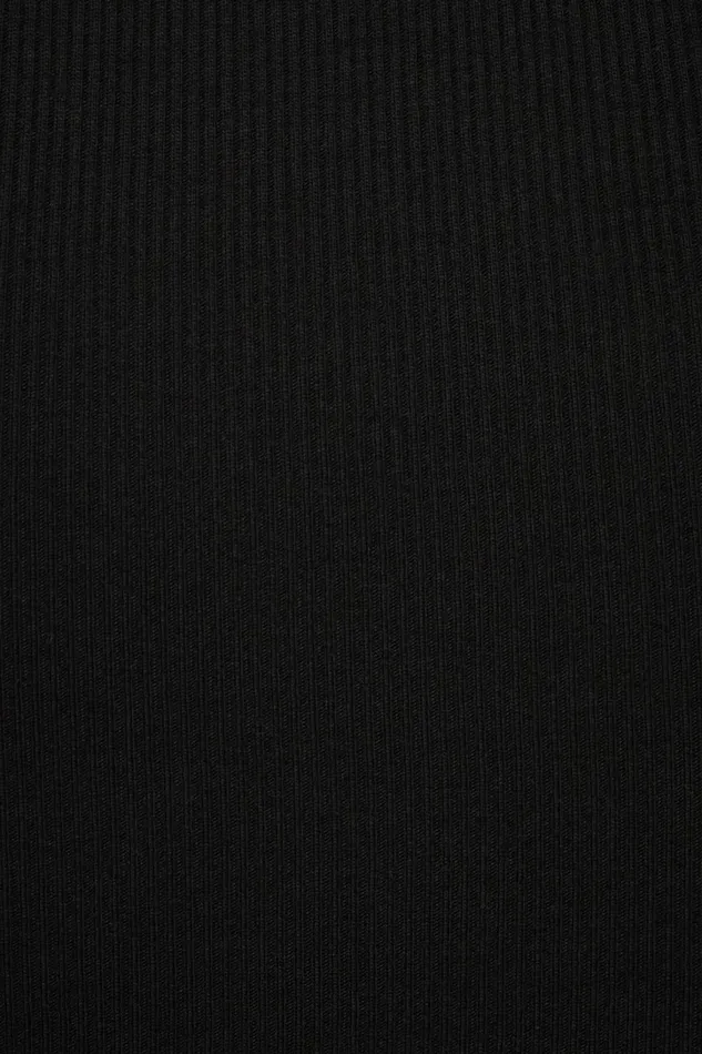Dynamite Tops Women Tedi Ribbed Tank Top Black