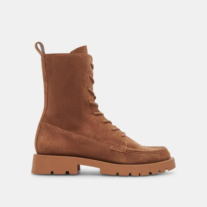 Erlene Boots Brown Suede Women Dolce Vita Boots and Booties