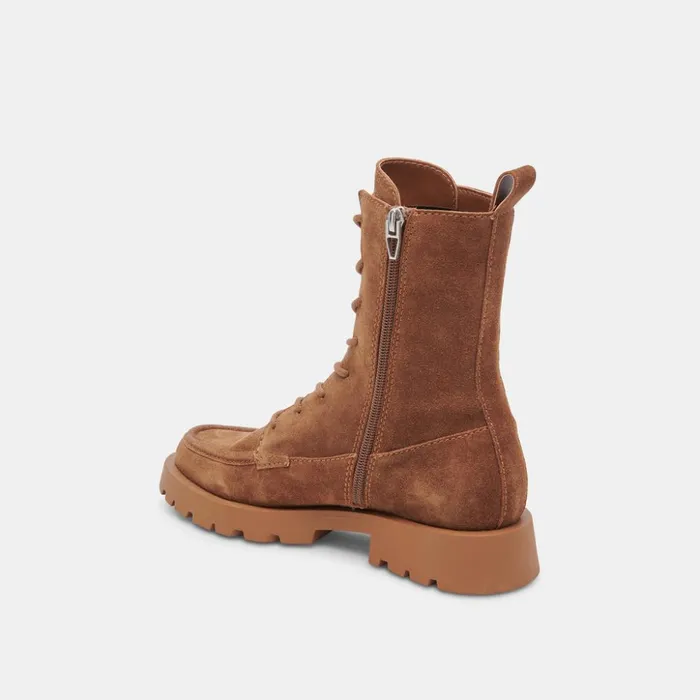Erlene Boots Brown Suede Women Dolce Vita Boots and Booties