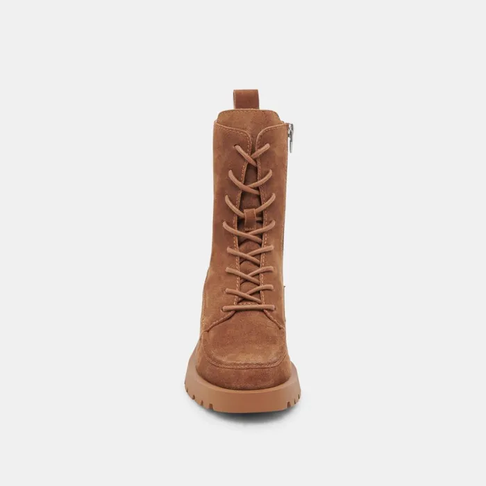 Erlene Boots Brown Suede Women Dolce Vita Boots and Booties