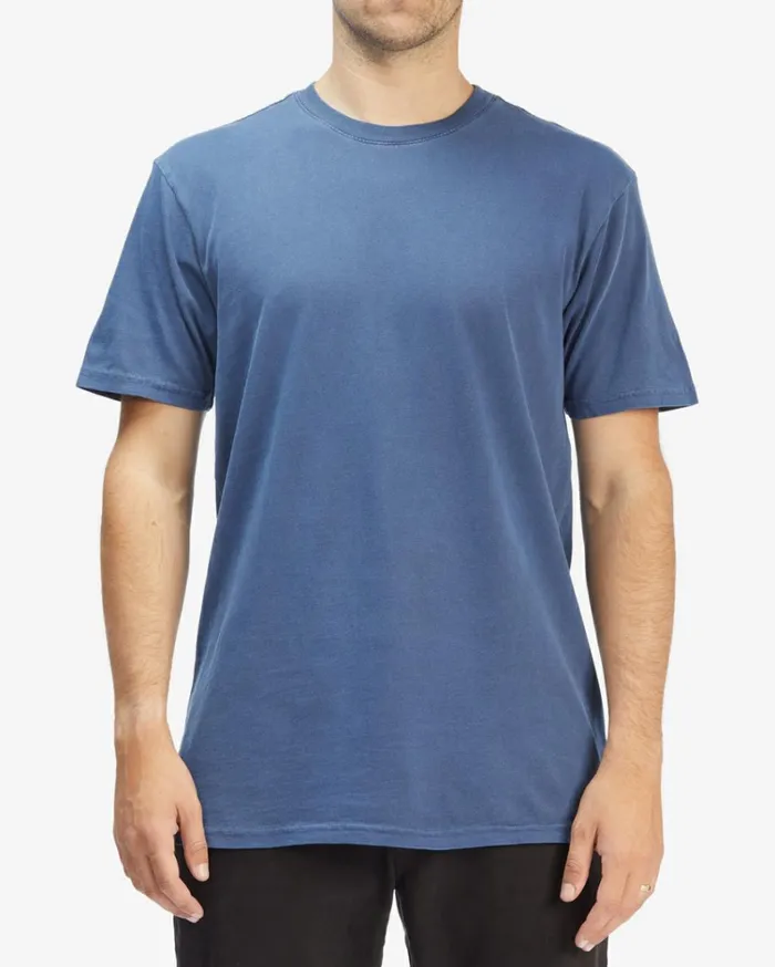 Essential Wave Washed Short Sleeve TShirt Navy Men Billabong TShirts