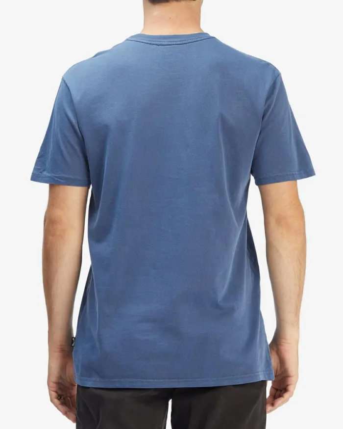 Essential Wave Washed Short Sleeve TShirt Navy Men Billabong TShirts