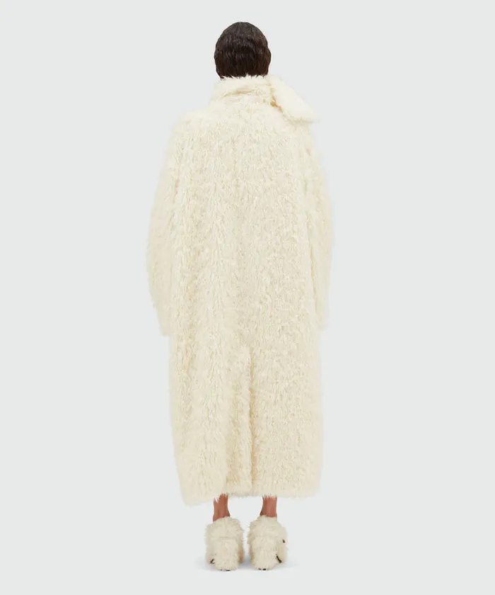 FauxLeather Long Coat Women MSGM Jackets And Coats