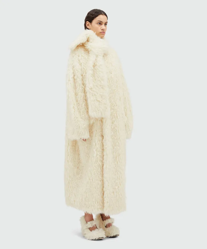 FauxLeather Long Coat Women MSGM Jackets And Coats
