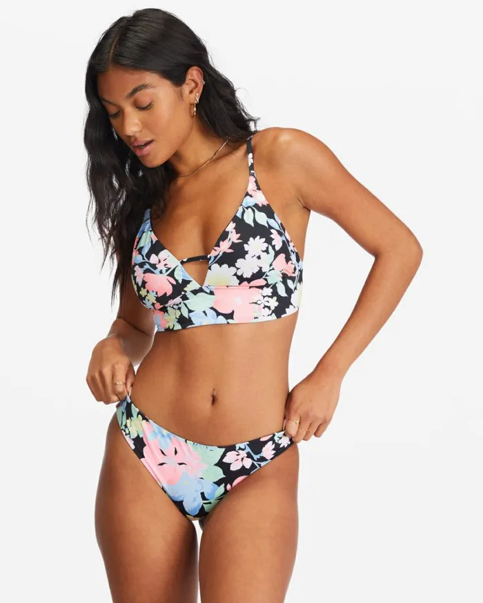 Feelin Tropical Lowrider Reversible Low Rise Bikini Bottoms Multi Women Billabong Bikini Bottoms
