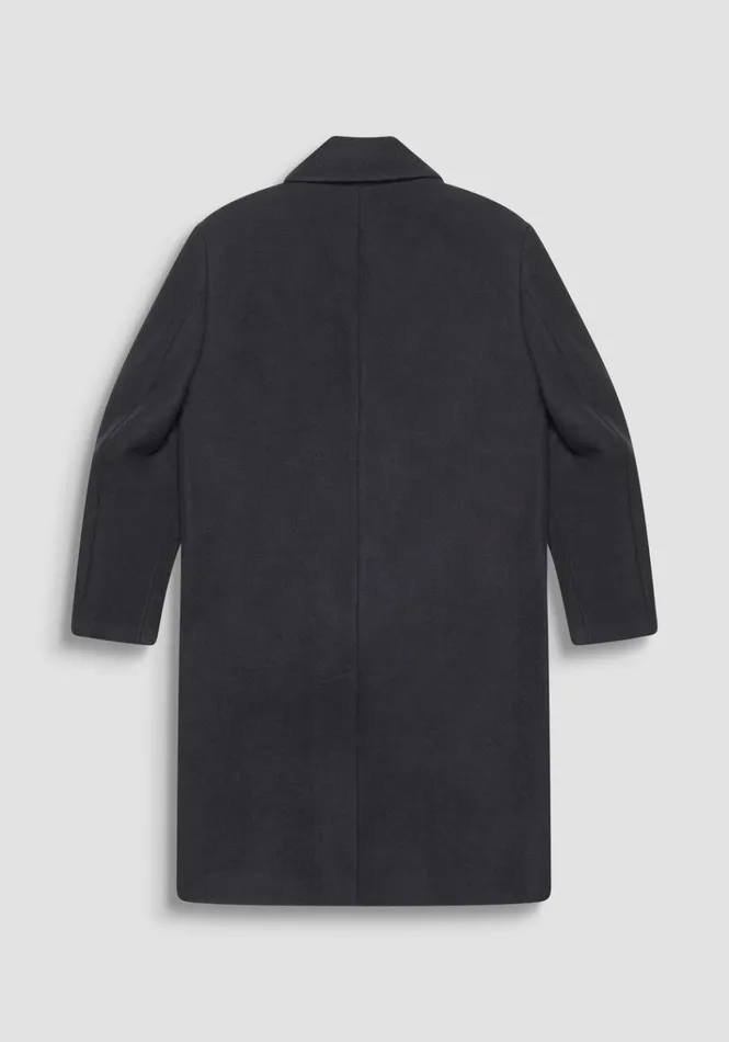 Field Jackets And Coats Men Antony Morato Jason Cashmere Blend DoubleBreasted Coat Black