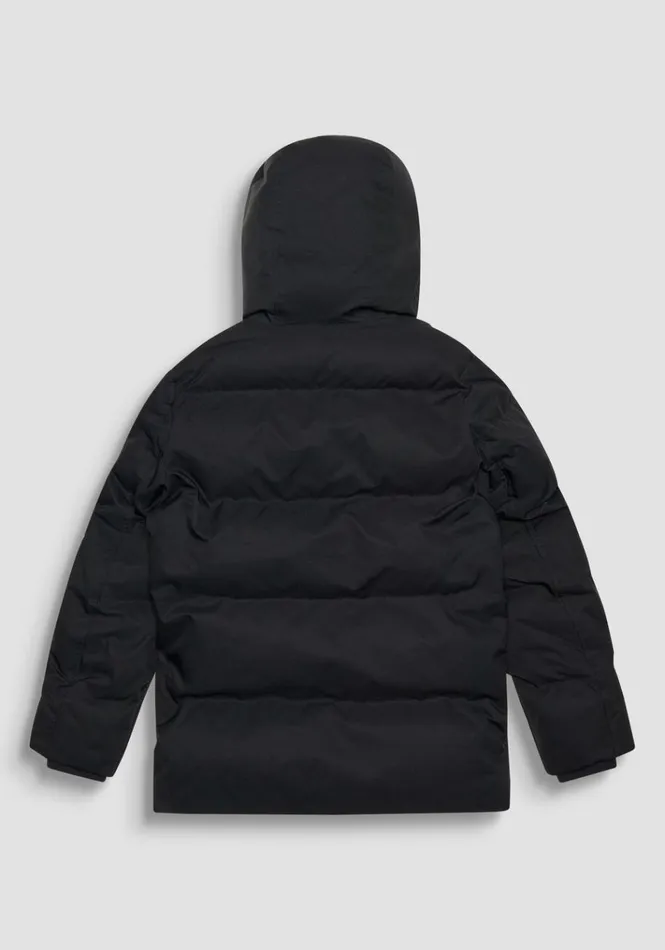 Field Jackets And Coats Men Antony Morato Regular Fit Down Jacket In Black Technical Fabric And Synthetic Padding Black