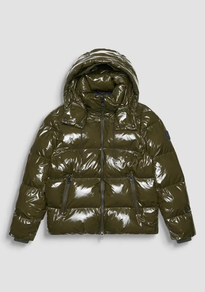 Field Jackets And Coats Men Antony Morato Relaxed Fit Down Jacket With Hood And Synthetic Filling Army Green