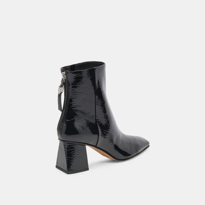 Fifi H2O Wide Booties Midnight Crinkle Patent Women Dolce Vita Boots and Booties