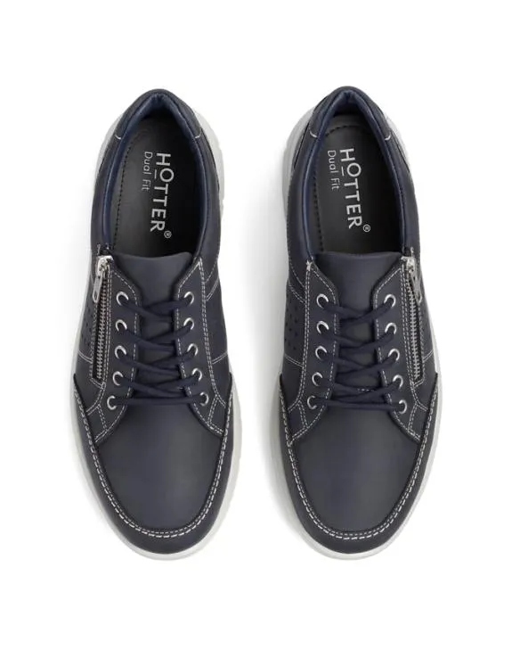 Finn Shoes Navy Mens Hotter Casual Shoes