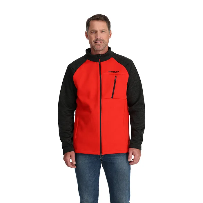 Fleece Mens Spyder Encore Full Zip 8211 Volcano