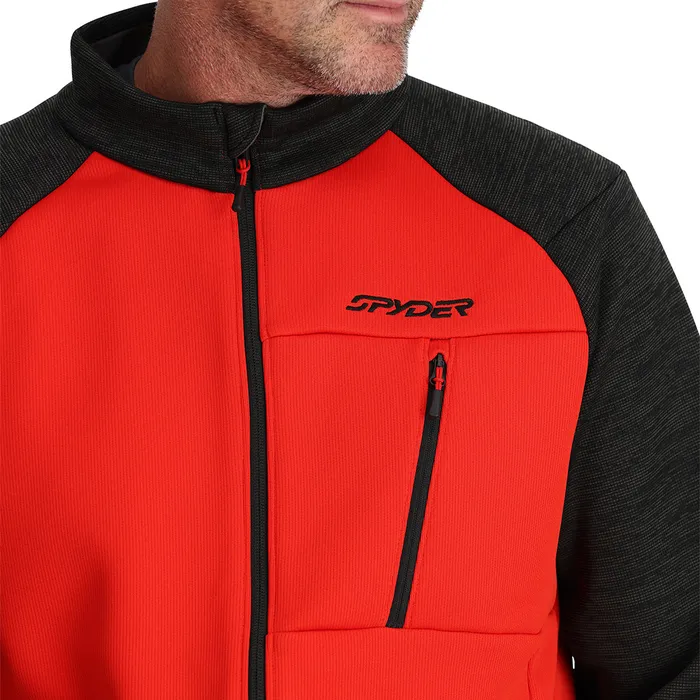 Fleece Mens Spyder Encore Full Zip 8211 Volcano