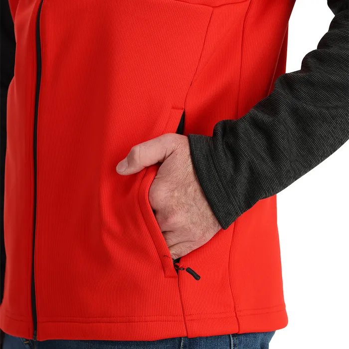Fleece Mens Spyder Encore Full Zip 8211 Volcano