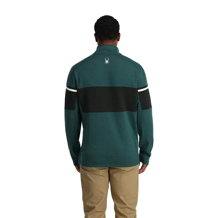 Fleece Mens Spyder Speed Fleece Half Zip 8211 Cypress Green