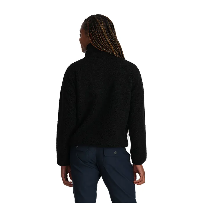 Fleece Womens Spyder Cloud Pullover 8211 Black
