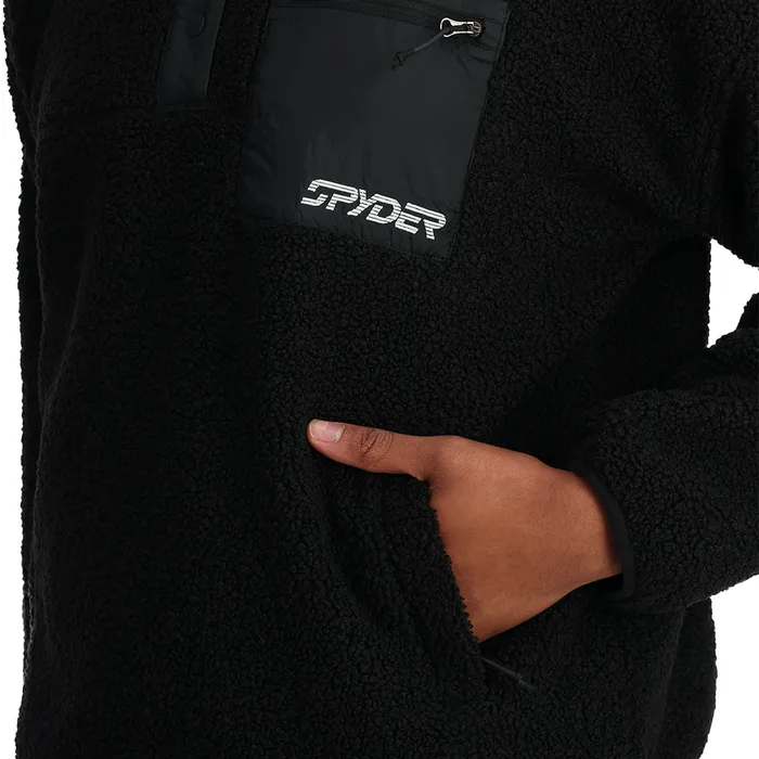 Fleece Womens Spyder Cloud Pullover 8211 Black