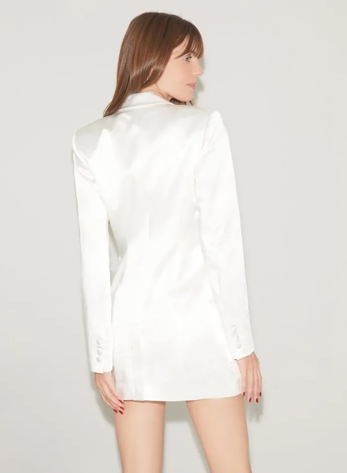 Fleur Du Mal Dresses Women Tuxedo Dress Ivory Fleur Du Mal Dresses Women Tuxedo Dress Ivory