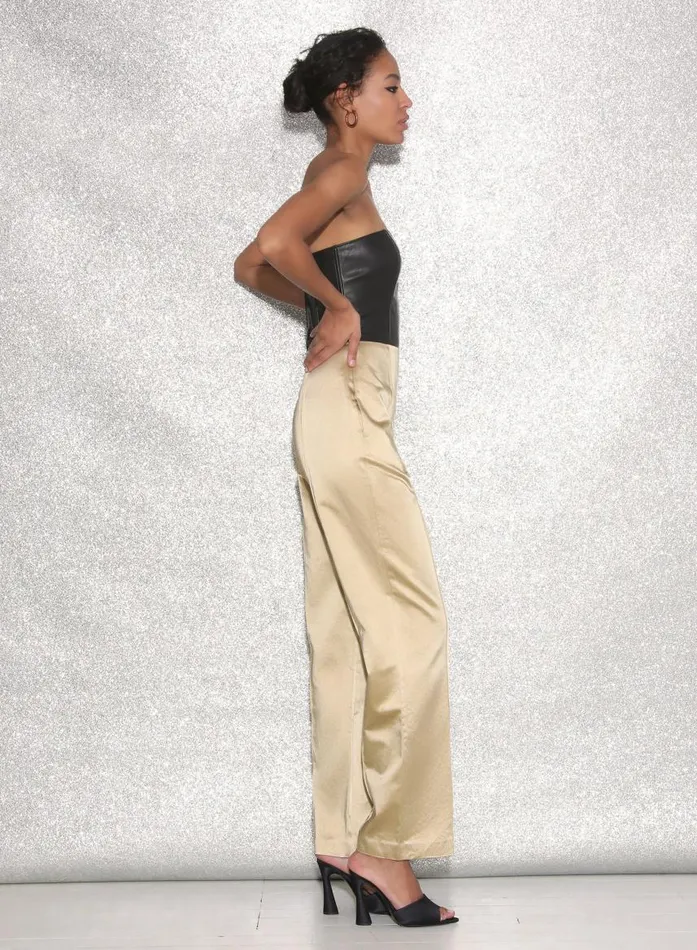 Fleur Du Mal Jumpsuits and Rompers Women Strapless Tailored Jumpsuit Blackbubbly Fleur Du Mal Jumpsuits and Rompers Women Strapless Tailored Jumpsuit Blackbubbly