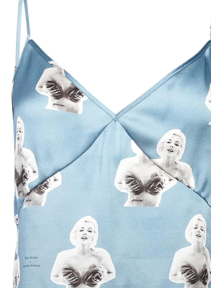 Fleur Du Mal Loungewear Women Marilyn Ruffle Cami Marilyn Rose Print Fleur Du Mal Loungewear Women Marilyn Ruffle Cami Marilyn Rose Print