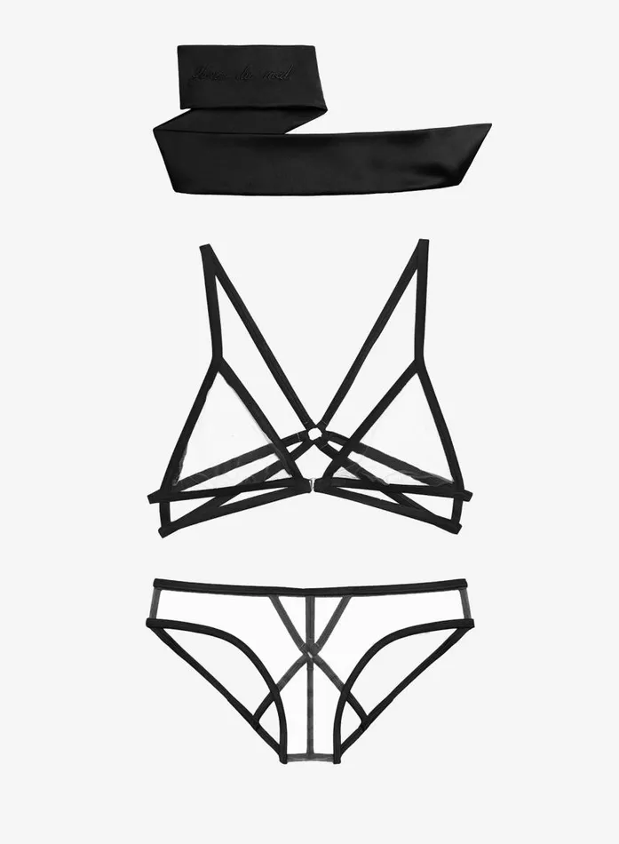 Fleur Du Mal Pleasure Women Bondage Gift Set Black Fleur Du Mal Pleasure Women Bondage Gift Set Black