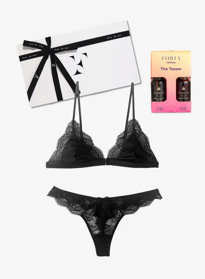 Fleur Du Mal Pleasure Women Naomi Teaser Gift Set Black