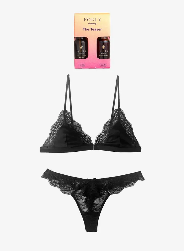 Fleur Du Mal Pleasure Women Naomi Teaser Gift Set Black Fleur Du Mal Pleasure Women Naomi Teaser Gift Set Black