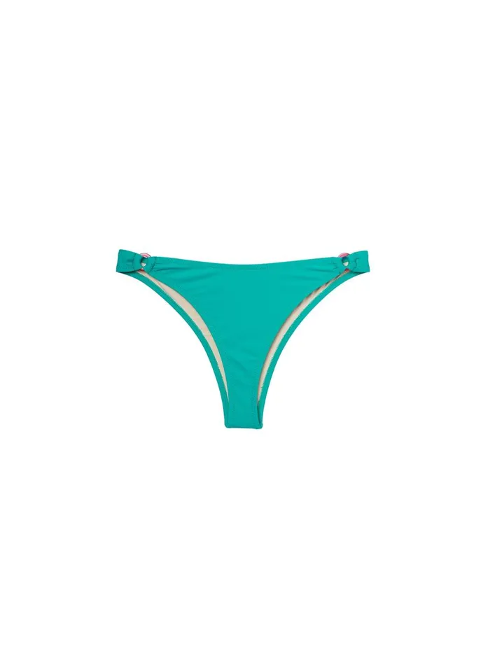Fleur Du Mal Swim Women High Leg Bikini Bottom With Rings Capri Fleur Du Mal Swim Women High Leg Bikini Bottom With Rings Capri