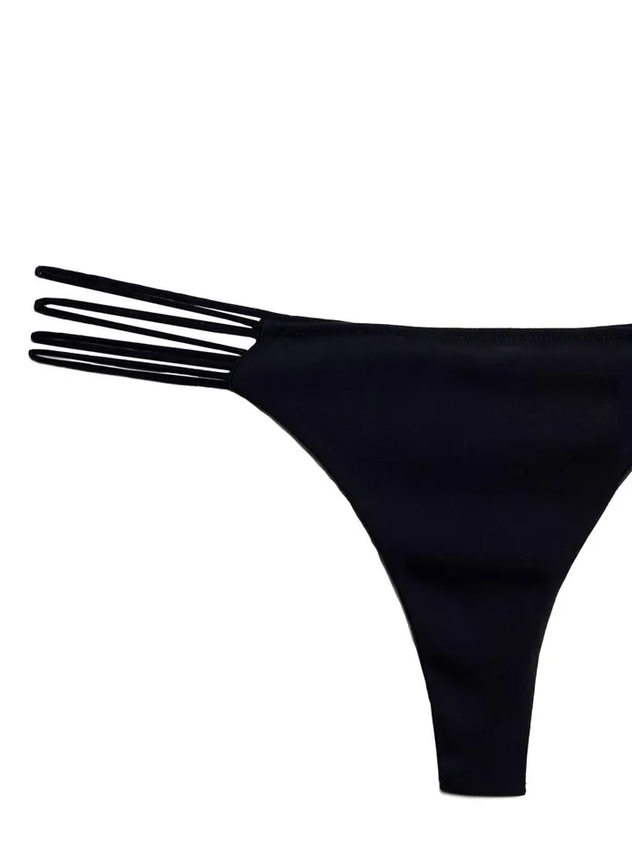 Fleur Du Mal Thongs Women Laced Thong Black Fleur Du Mal Thongs Women Laced Thong Black