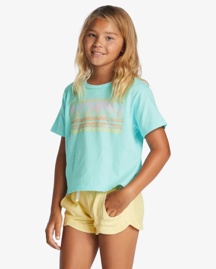 Girl039s California Sunset TShirt Seafoam Kids Billabong Girls039 Tops and Tees