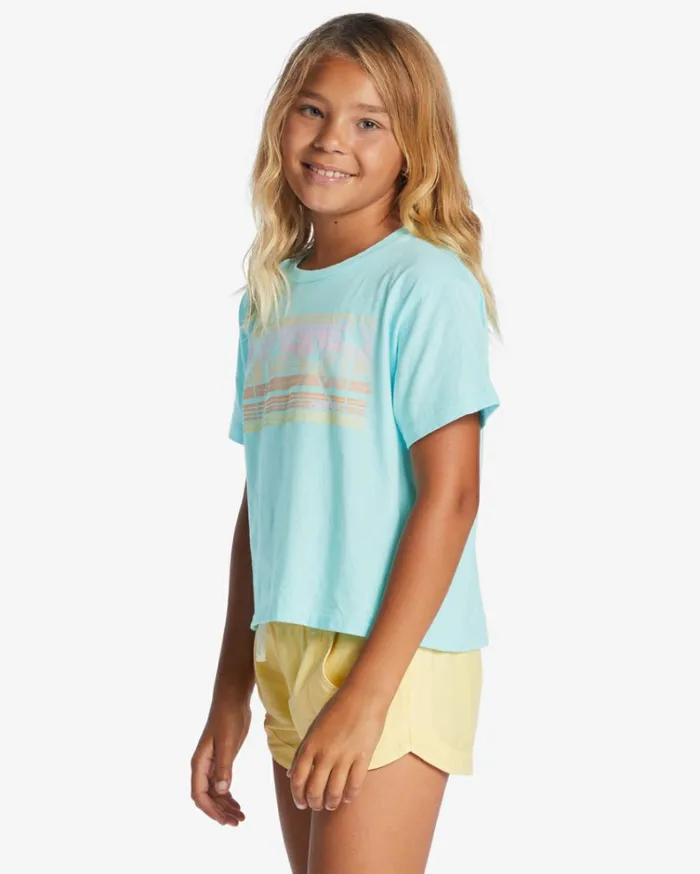 Girl039s California Sunset TShirt Seafoam Kids Billabong Girls039 Tops and Tees