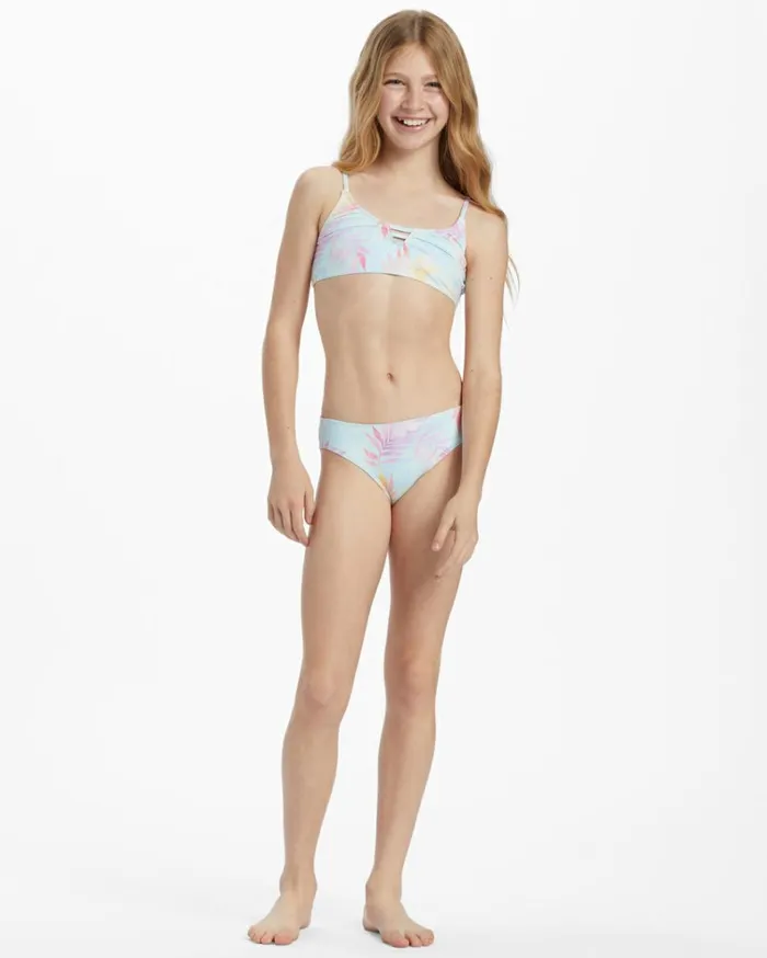 Girl039s Sweet Tropic Trilet Set Bikini Set Sweet Mint Kids Billabong Girls039 Swimwear