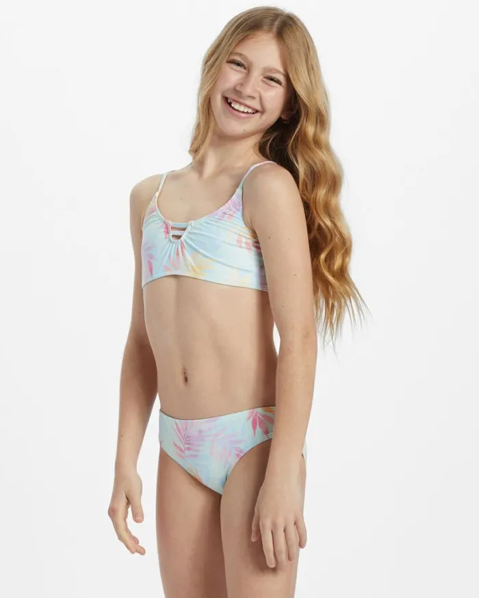 Girl039s Sweet Tropic Trilet Set Bikini Set Sweet Mint Kids Billabong Girls039 Swimwear