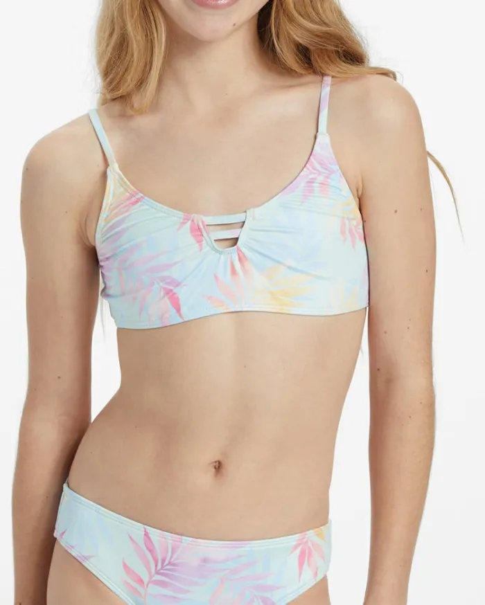Girl039s Sweet Tropic Trilet Set Bikini Set Sweet Mint Kids Billabong Girls039 Swimwear