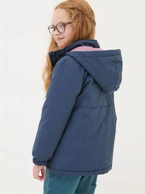 Girls Fatface Coats and Jackets Leah Navy Blue Jacket