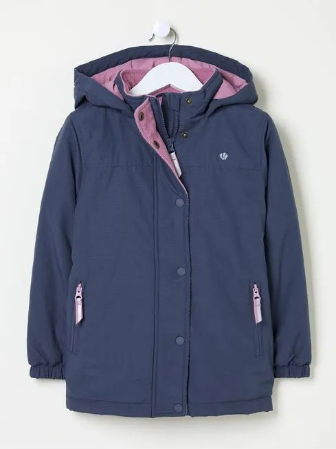 Girls Fatface Coats and Jackets Leah Navy Blue Jacket