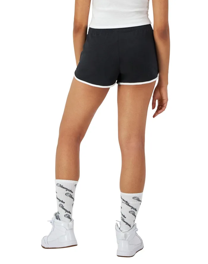 Gym Shorts C Logo 25034 Blackwhite Women Champion Shorts