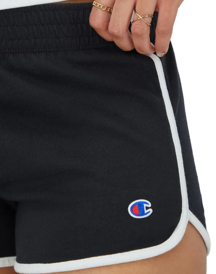 Gym Shorts C Logo 25034 Blackwhite Women Champion Shorts