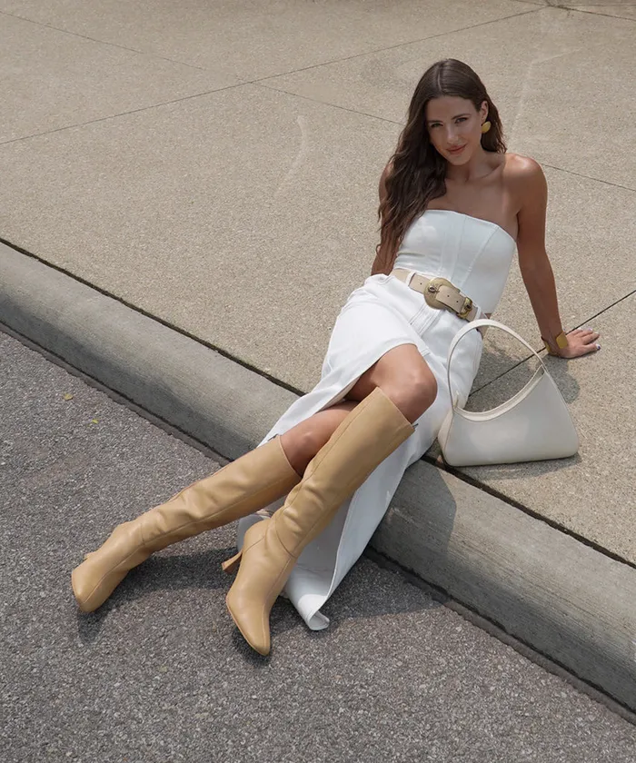 Gyra Boots Tan Leather Women Dolce Vita Boots and Booties