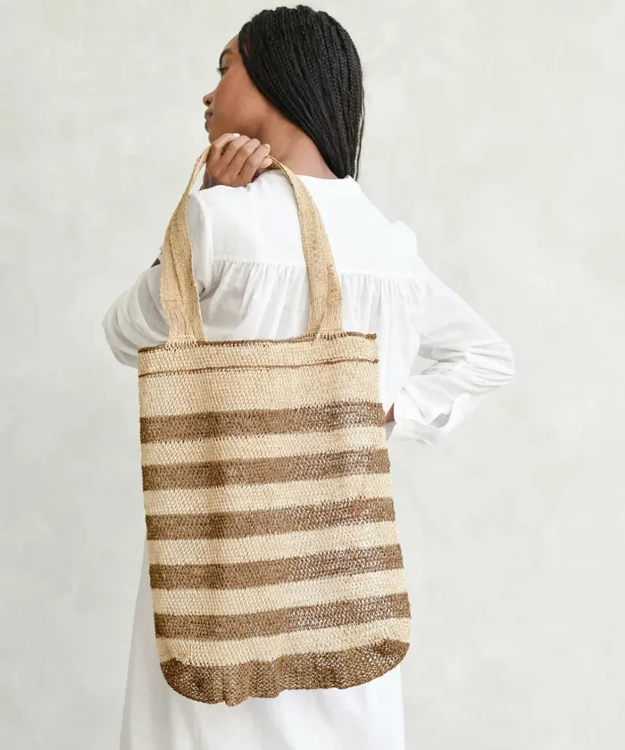 Handbags and Clutches Women Jenni Kayne Natural Lao Vine Tote Natural Stripe