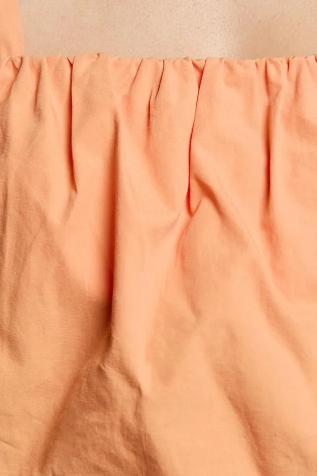 Hannah Two Piece Set 8211 Frill Crop Top And High Waist Shorts In Sherbet Orange Women Showpo Conscious